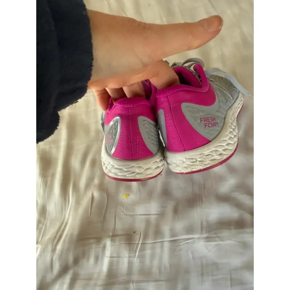 New balance grey pink sneakers size 2